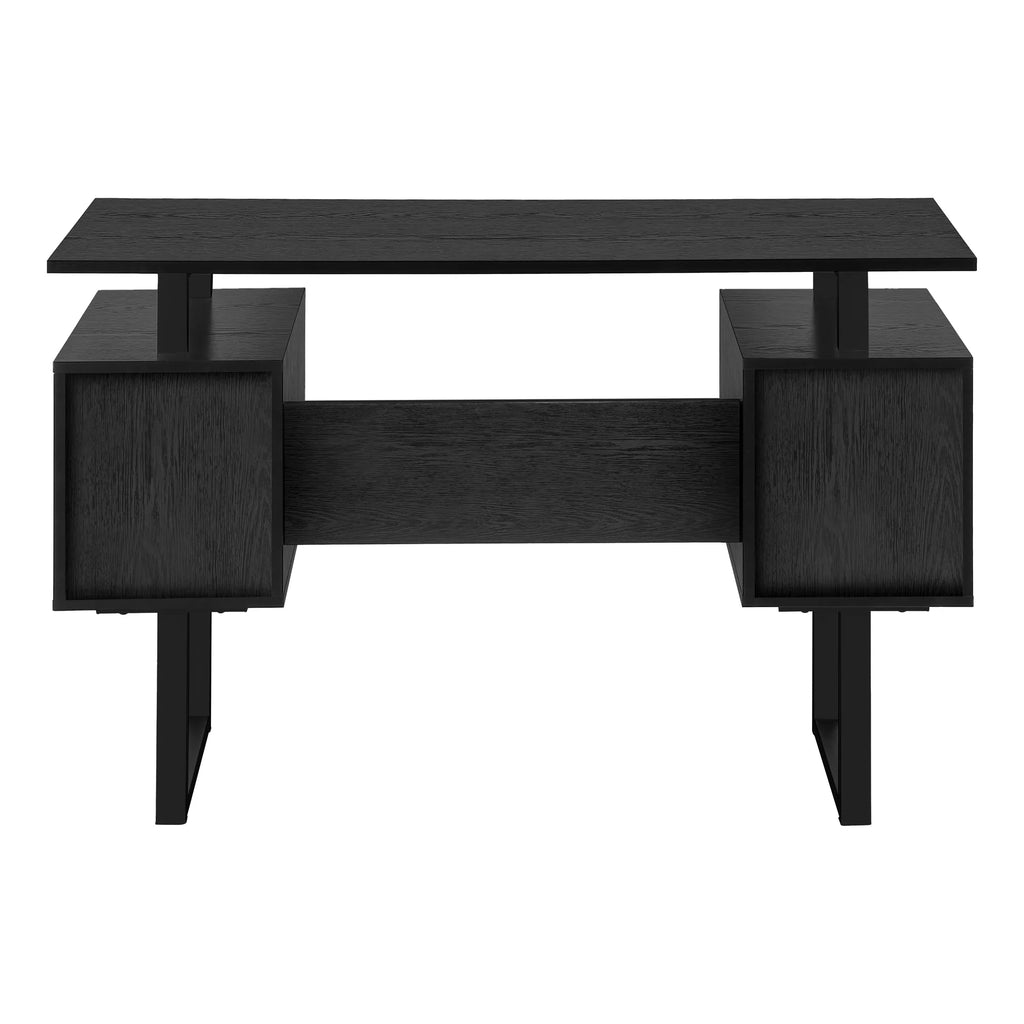Black 48"L Computer Desk with Storage G679