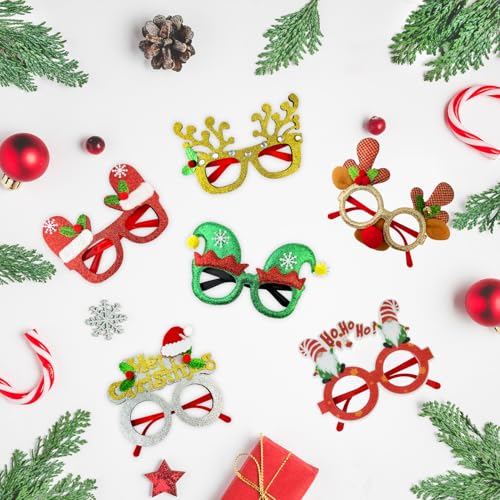 12 Pcs Christmas Glasses Party Favors N66223