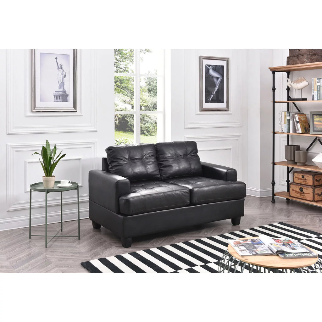 Black Loveseat T188