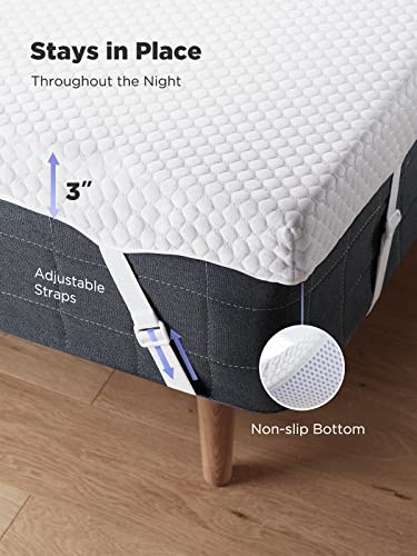 3 Inch Gel Memory Foam Mattress Topper Queen N229