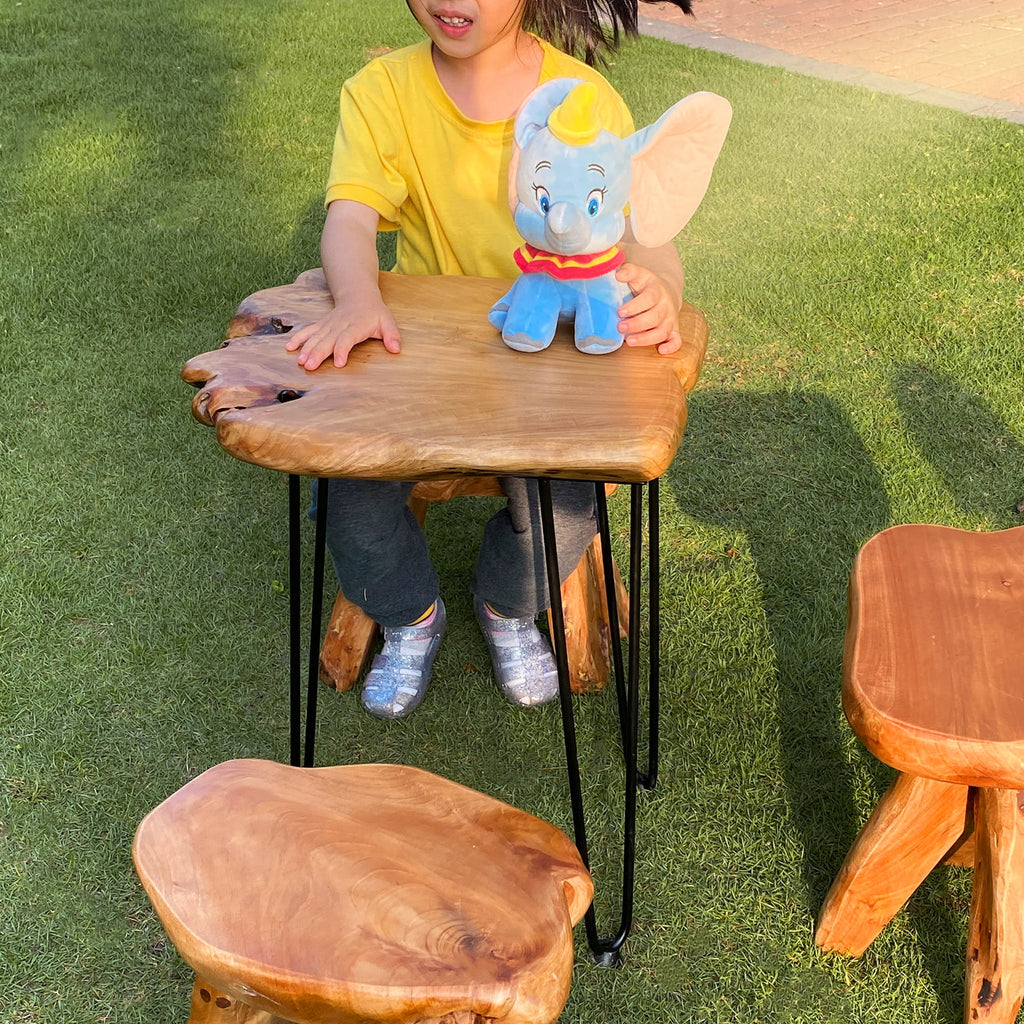 Natural Wood End Table U73299