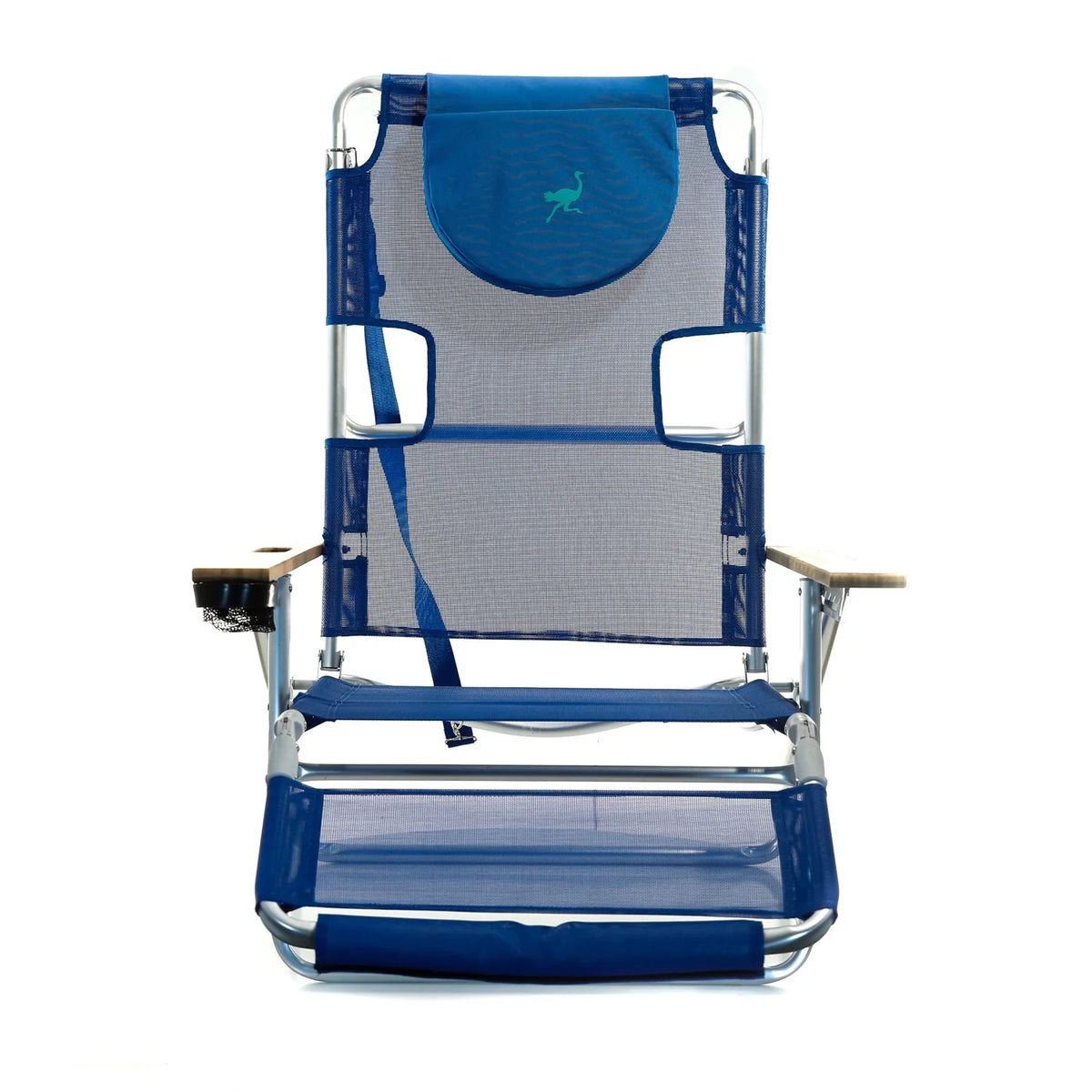Lightweight Aluminum 5 Position Reclining Beach Chair 2 Pack G229