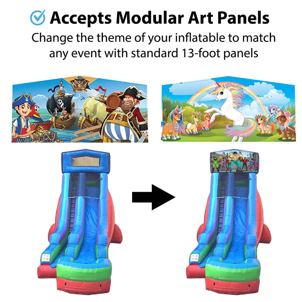 Inflatable Water Slide with Blower Y79932