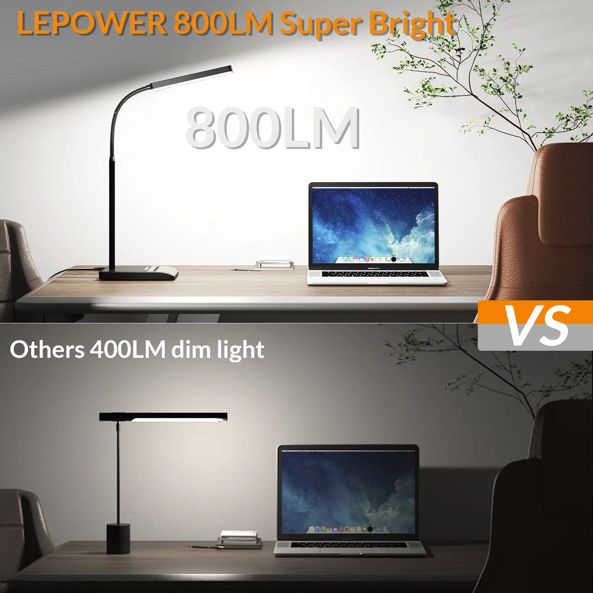 800LM 12W LED Desk Lamp with 50 Lighting Modes G401