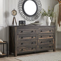 8 Drawer Wood Rustic Dresser B211