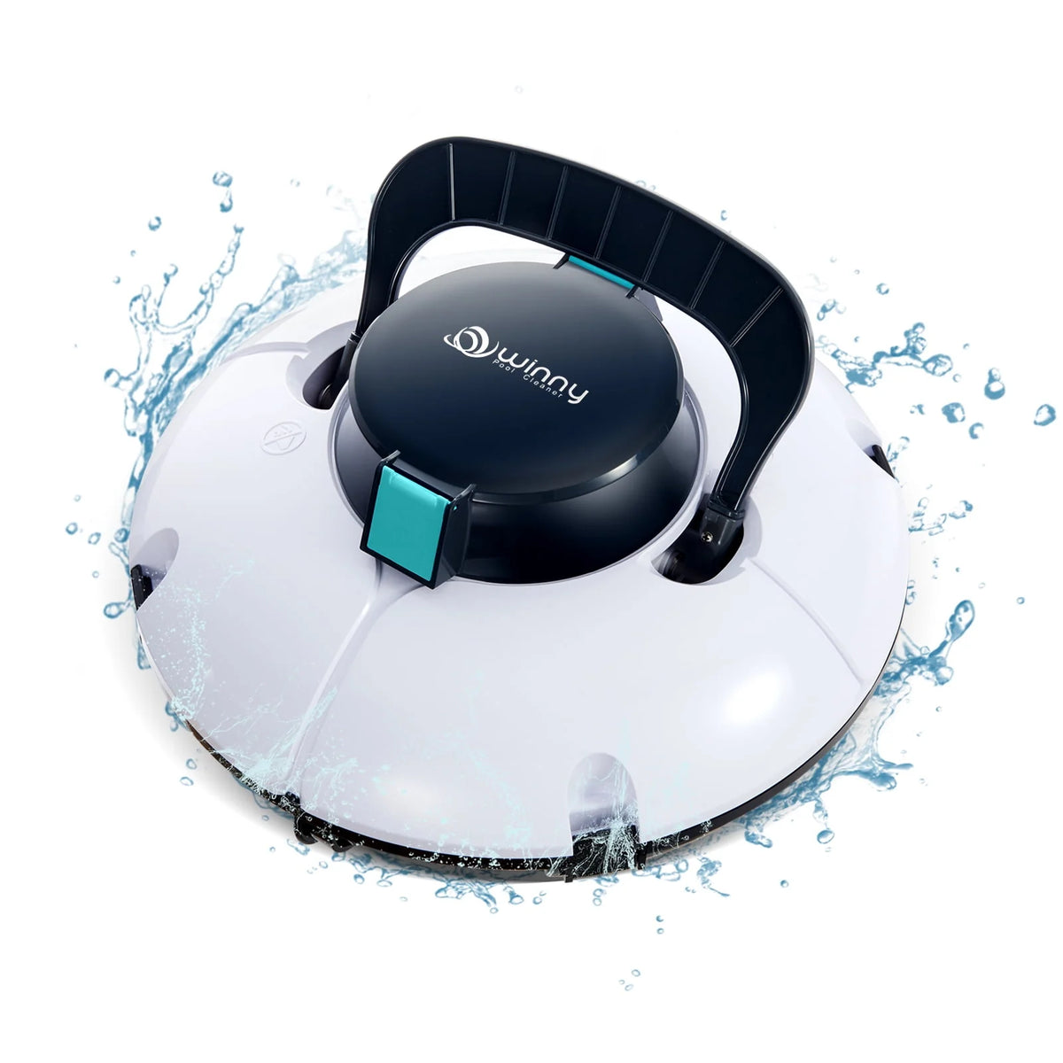 Cordless Robotic Pool Cleaner with Dual Suction Ports Y9141