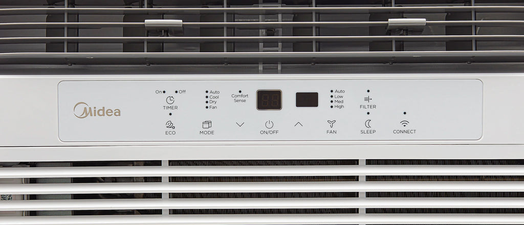 12,000 BTU 115V Smart Window Air Conditioner with Remote, White W302705