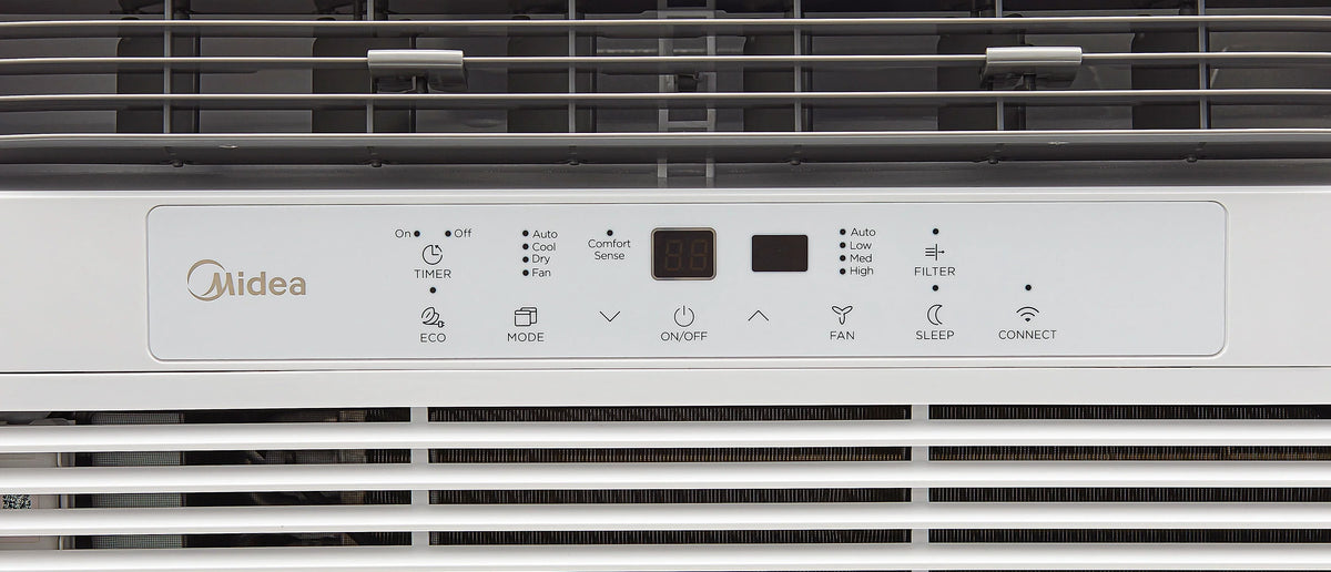 12,000 BTU 115V Smart Window Air Conditioner with Remote, White W302705