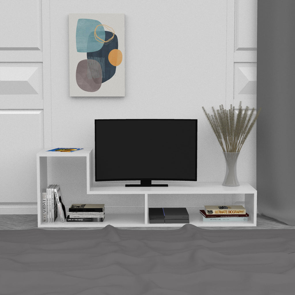L Shape TV Console Table Set of 2 B62614