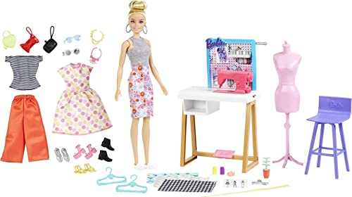 Blonde Doll & 25+ Accessories Studio Playset T231
